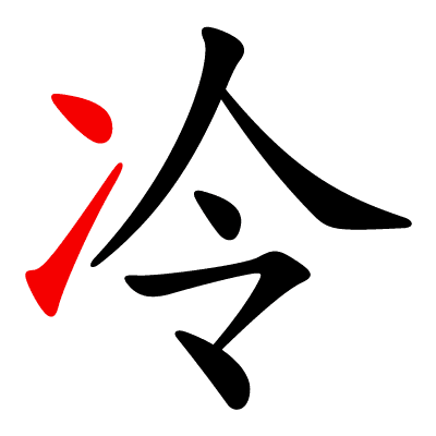 Chinese character for cold